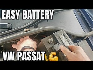 How do you replace the battery of the Volkswagen Passat?