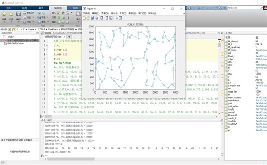 改进粒子群算法求解旅行商问题matlab代码操作演示
