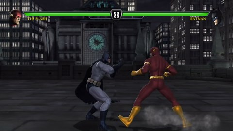 MK vs DC battles The Flash vs Batman