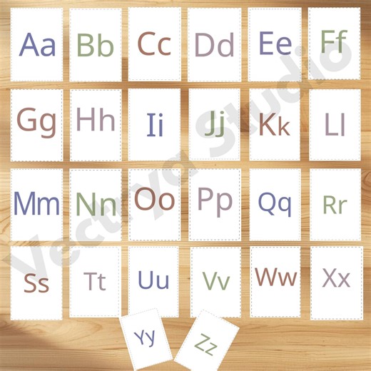 Learning ABC Flash Cards and Numbers 1-20 for Kids: Printable PDF - Etsy
