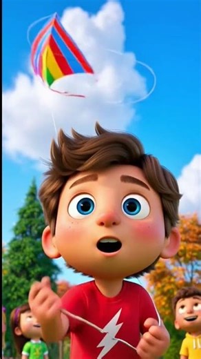 Leo’s Kite Adventure 🪁 | Never Give Up! | Cute 3D Cartoon Story for Kids