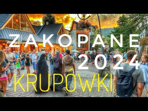 Zakopane 2024 Arabic Krupówki Araby prices and crowds of people on Krupówki during the holidays