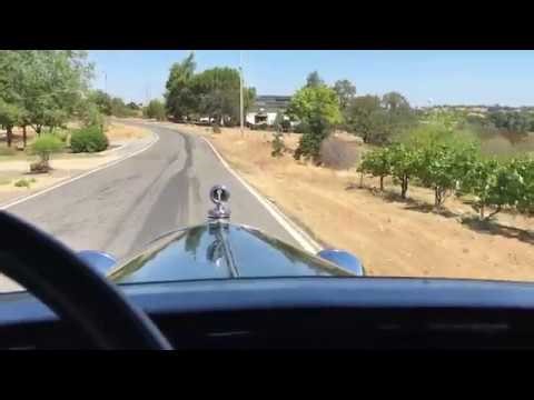 All original 1929 Ford Model A fordor sedan "AnnaMae" climbing up the hill in 2017. Short clip