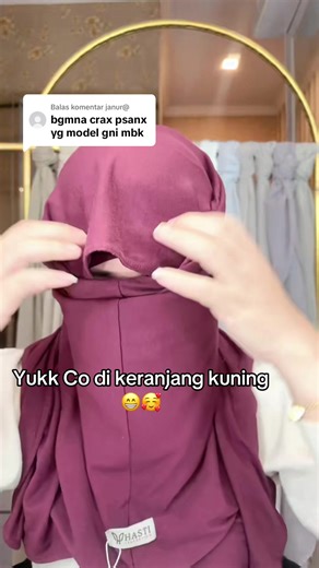 Membalas @janur@ sperti ini caranya kk yuuk co di keranjang kuning#hijabkaos #fypシ゚ #fyppppppppppppppppppppppp #hijabharianmurah