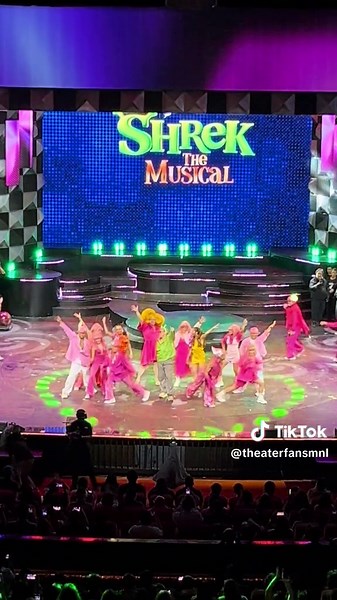 @NWR Musicals just gave audiences a teaser of ‘Shrek the Musical’ during tonight’s closing night curtain call of Delia D! Shrek opens at the Newport Performing Arts Theater on October 31! #ShrekTheMusicalPH