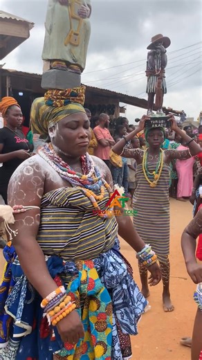 One of the festivals I witnessed last year was the Mepe Afenorto, a vibrant celebration of authentic Ewe culture that highlights the Mepe people's strong affinity for traditional practices. | AfroVolta Tour