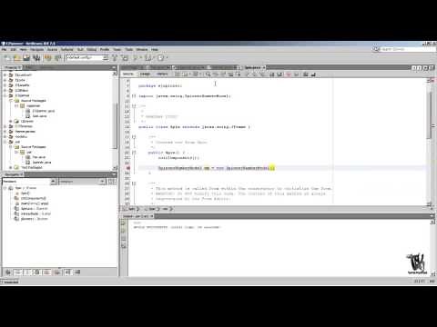 Java NetBeans Spinner