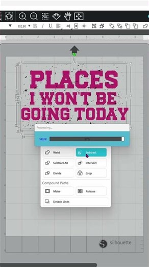 Easy Grunge Text Effect in Silhouette Studio (Beginner Tutorial)