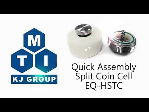 Quick Assembly Split Coin Cell for Battery Material testing - EQ-HSTC