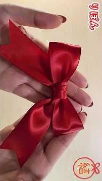 【簡単結び方】リボンの結び方💡How to make ribbon🎀#蝶結び#りぼん#Ribbon#打结#ラッピング#コツ#蝶#织带#Cinta#バレンタイン#プレゼント#作り方#結び方#묶는방법