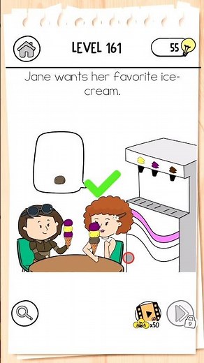 Brain test 3 level 161 | Puzzle world BD