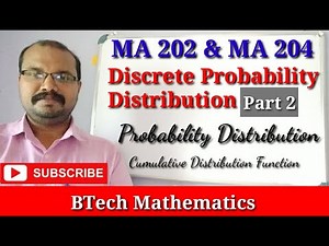 Probability Distribution | Discrete Probability Distribution (Part 2)| S4 Mathematics