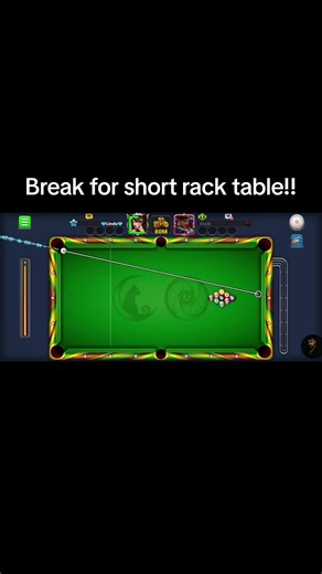 Need a break for Short rack table??? 🎱🔥 #8bp #forupageシ #miniclip | table