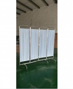 [Hot Item] Cheap Professional Hospital Bed Screen/4 Folding Screen