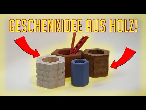 Nützliche Geschenkidee aus Holz. Einfach nachzubauen!