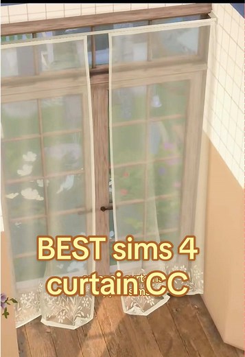best sims 4 curtain CC in my opinion thank u bye #sims4 #sims4cc #sims4mods #simstok #sims4build