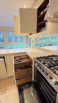 Woodworks Cream Shaker Kitchen with Two Peninsulas