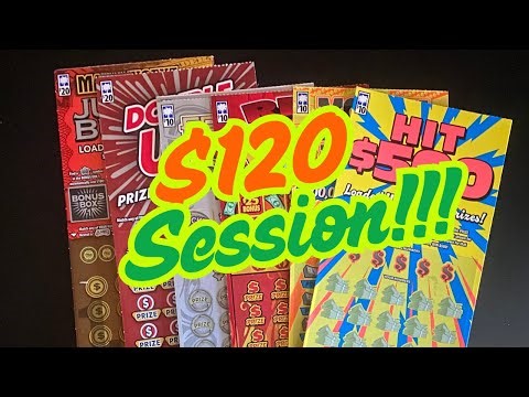 $120 Thursday South carolina Scratch Off session!!! Bonus win?
