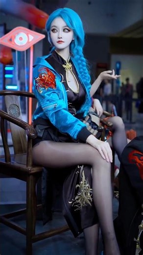 #大长腿 #这谁能顶得住啊 #cos #二次元御姐 #御姐风细跟高跟鞋太绝了