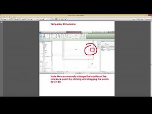 How to use Temporary Dimensions in Revit