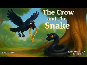 The Crow and the Snake 🐦🐍 | Panchatantra Moral Story for Kids | Animated Jungle Tale | #kidsstory