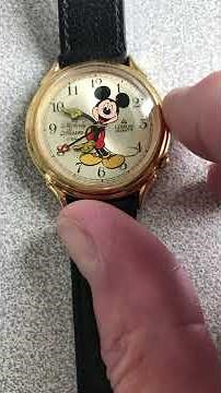 Lorus Mickey Mouse Vintage Melody Alarm Watch