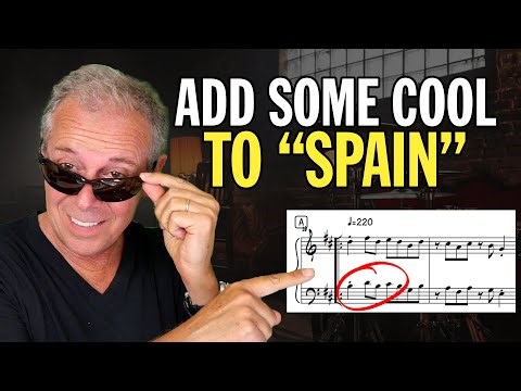 How to Play Spain (Chick Corea) for SOLO PIANO
