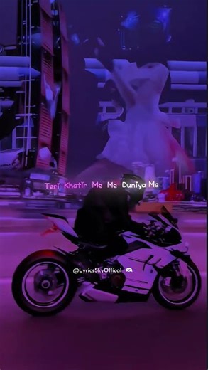 Teri khatir mein duniya mein badnam hoon 💔😭 | Aesthetic status | Lyrics | #lyrics#shorts#trending