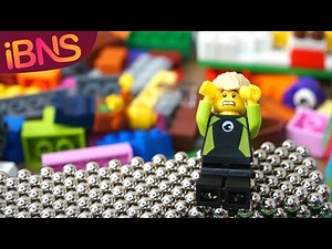 Playing with 1000 mini magnetic balls! (pt. 6, Fun with Lego)