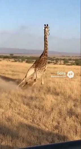 Giraffe vs Hyena