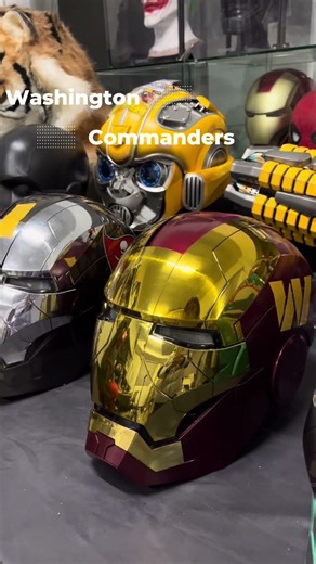 Just got several nfl iron man helmets finished