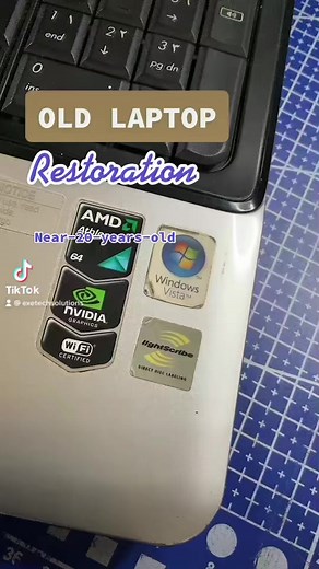 RESTORATION? MORE LIKE A NEW LAPTOP! A laptop older than your 10th grader but is a solid workhorse #reelsvideo #tech #laptop #intel #computer #diy #repair #restoration #exetechsolutions #fast #oldschool | EXE Tech Solutions