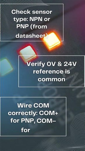 Tech Tip of the Day: 24V Present but PLC Input OFF? Easy Fix!#plc #sensor #wiring #automation #tips