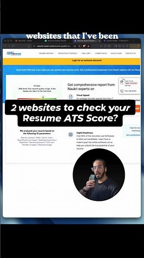 How to check ATS score? | ATS score checker for SDE/SDET roles?