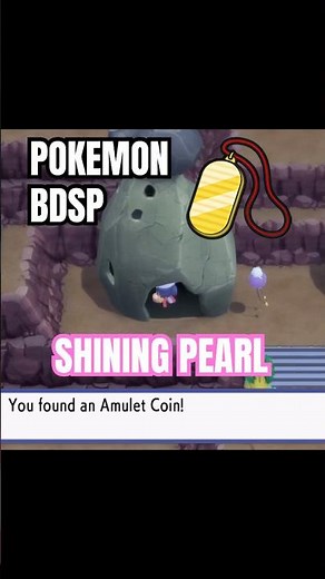 AMULET COIN 💰 Money farming item in Pokémon Brilliant Diamond & Shining Pearl #shorts