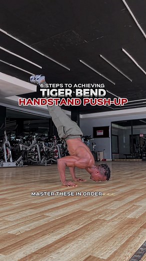 Guía para hacer el handstand tiger bend