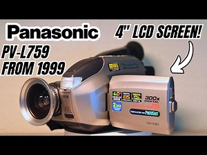 One Of The Best VHS-C Camcorders I Have Found Yet! [Panasonic PV-L759 Review]