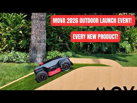 MOVA Launch Event 2026 – I Saw Their ENTIRE Smart Home Outdoor Lineup!