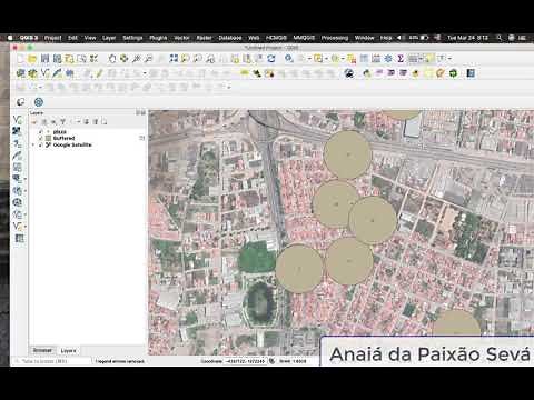 Como fazer Buffer no QGIS