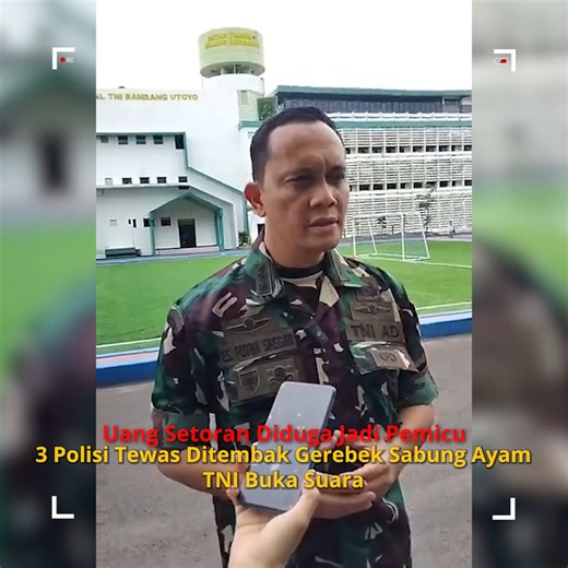 Uang Setoran Diduga jadi Pemicu 3 Polisi Tewas Tertembak Gerebek Sabung Ayam, TNI Buka Suara | Tribun Sumsel
