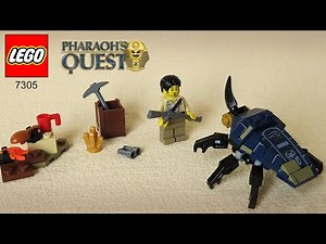 LEGO PHARAOH'S QUEST - Scarab Attack (Set 7305 Speed Build Instructions)