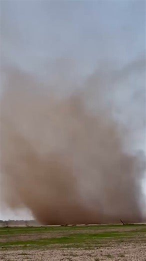 64K views · 728 reactions | Everything’s bigger in Texas, including this fast-moving dust devil. | The Weather Channel | Facebook