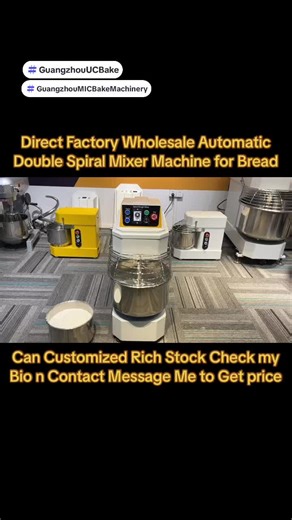 Automatic Dough Spiral Mixer Machine for Bakery