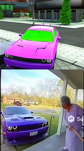 Aura Dodge Challenger SRT🤯💀Car Simulator2 #catmemes #bmw #shorts #carsimulator #trollface #car #yt