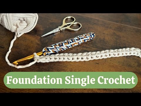 MASTER Foundation Single Crochet in 2 Minutes!