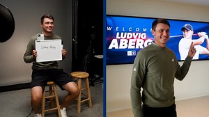 Ludvig Åberg visits PGA TOUR’s Global Home after earning card