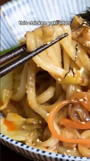 Garlic butter Chicken Yaki Udon