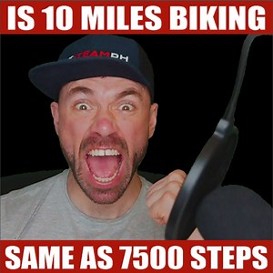 40K views · 252 reactions | Is 10 miles biking the same as 7500 steps ? Teamrh.co.uk have the answer | Team RH | Facebook