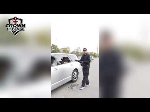 Baton vs Car Window — One strike Test