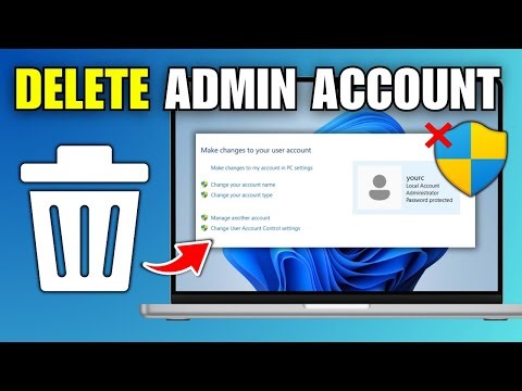 How To Delete Admin Account On Windows 11